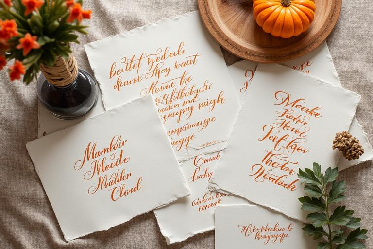 Handmade Sustainable Calligraphy Gifts